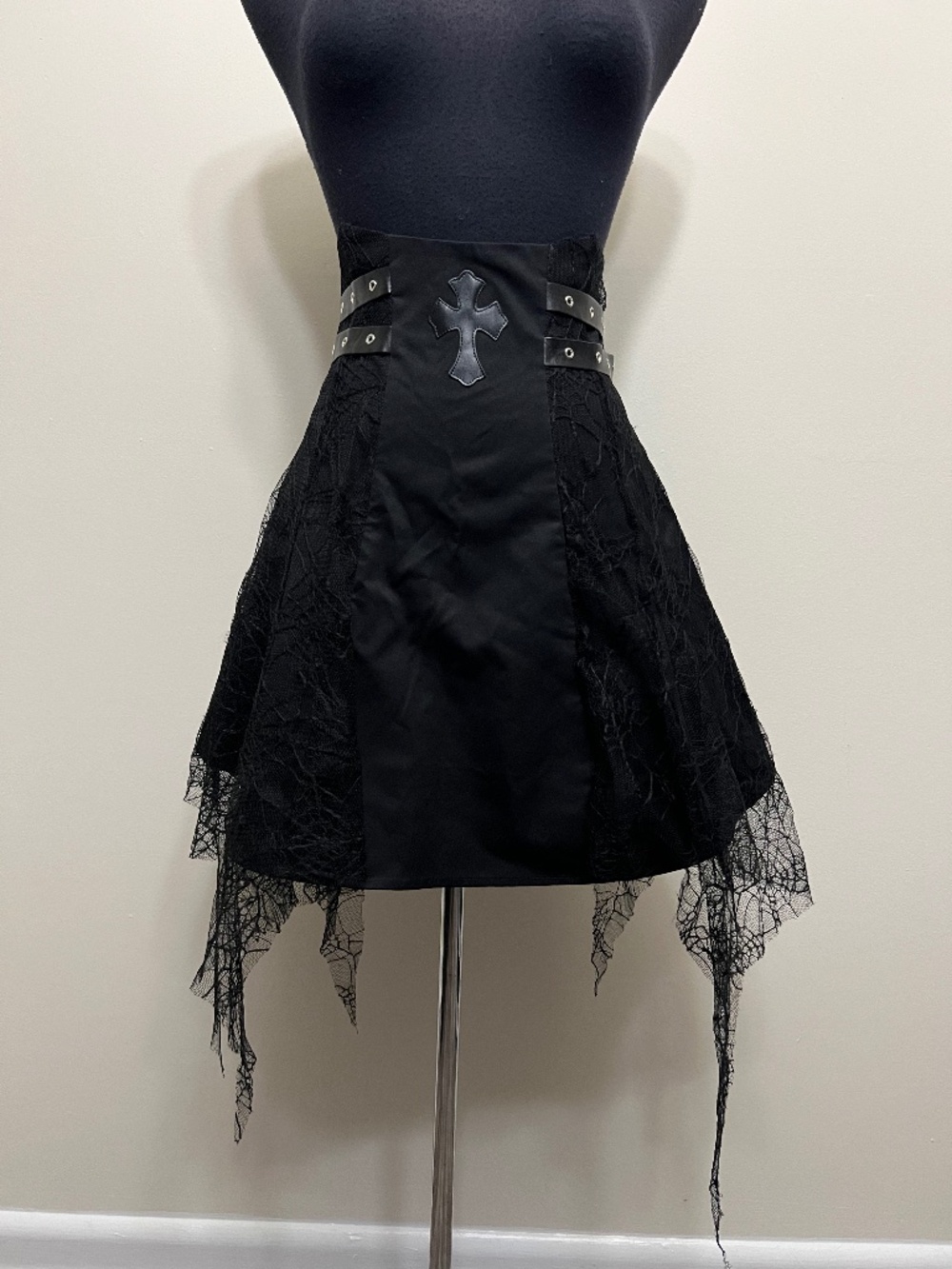 Dark in Love Gothic High Waisted Skirt
